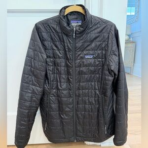Patagonia Nano Puff Jacket, Black, Size Large